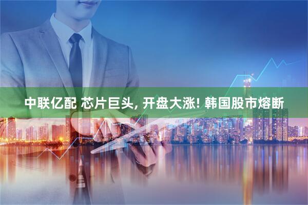 中联亿配 芯片巨头, 开盘大涨! 韩国股市熔断
